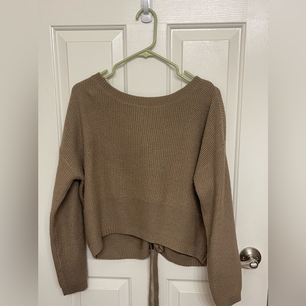 Fashion Nova Sweater with tie back